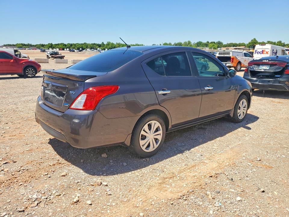 2015 Nissan Versa VIN 3N1CN7AP8FL876879 COPART salvage auction — HAIL, Ok - Certificate Of Title, sold $1,600 on 2026-07-02 (photo 3)