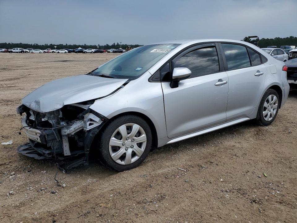 2021 Toyota Corolla VIN JTDEPMAE1MJ141548 COPART salvage auction — FRONT END, Tx - Salvage Vehicle Title, sold $4,200 on 2026-07-10 (photo 1)