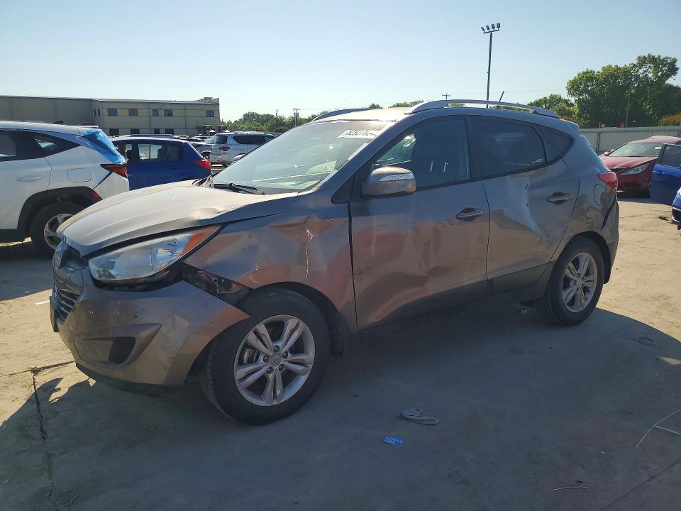 2012 Hyundai VIN KM8JU3AC6CU338062 COPART salvage auction — FRONT END, Tx - Salvage Vehicle Title, sold $1,700 on 2026-07-02 (photo 1)