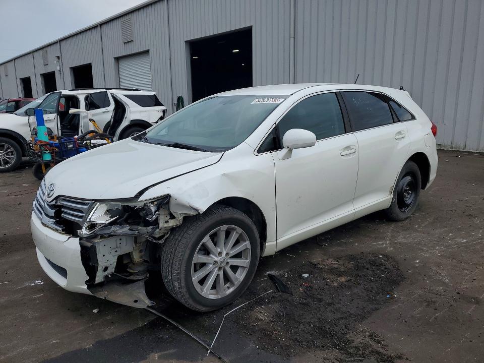 2011 Toyota Venza VIN 4T3ZA3BB0BU048228 COPART salvage auction — FRONT END, Fl - Cert Of Title Slvg Rebuildable, sold $2,400 on 2026-07-20 (photo 1)