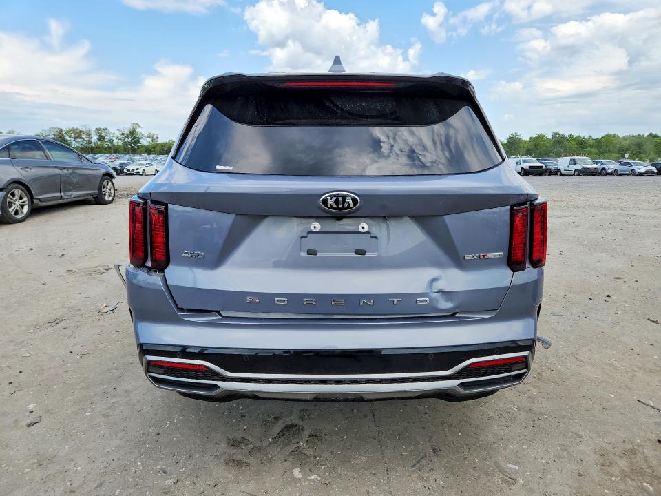 2021 Kia Sorento VIN 5XYRHDLF6MG062946 COPART salvage auction — FRONT END, Va - Cert Of Title - Salvage, sold $4,000 on 2026-07-08 (photo 6)