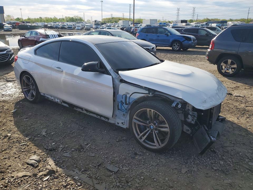 2015 BMW M4 VIN WBS3R9C5XFK329941 COPART salvage auction — FRONT END, Mi - Cert Of Title-Salvage Vehicle, sold $16,600 on 2026-07-31 (photo 4)