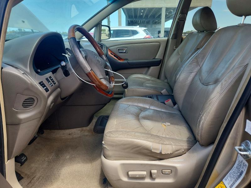 2002 Lexus Rx VIN JTJHF10U720267355 COPART salvage auction — FRONT END, Fl - Cert Of Title Slvg Rebuildable, sold $275 on 2026-07-21 (photo 7)
