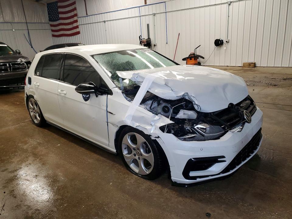 2019 Volkswagen Golf r VIN WVWWA7AU5KW189567 COPART salvage auction — FRONT END, Pa - Certificate Of Salvage, sold $8,900 on 2026-07-29 (photo 4)