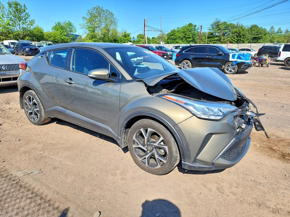 2021 Toyota C-hr VIN NMTKHMBX5MR124222 COPART salvage auction — FRONT END, Pa - Certificate Of Salvage, sold $8,000 on 2026-07-06 (photo 4)