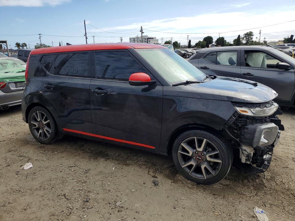 2020 Kia Soul VIN KNDJ63AU1L7095153 COPART salvage auction — FRONT END, Ca - Salvage Certificate, sold $2,550 on 2026-07-09 (photo 4)
