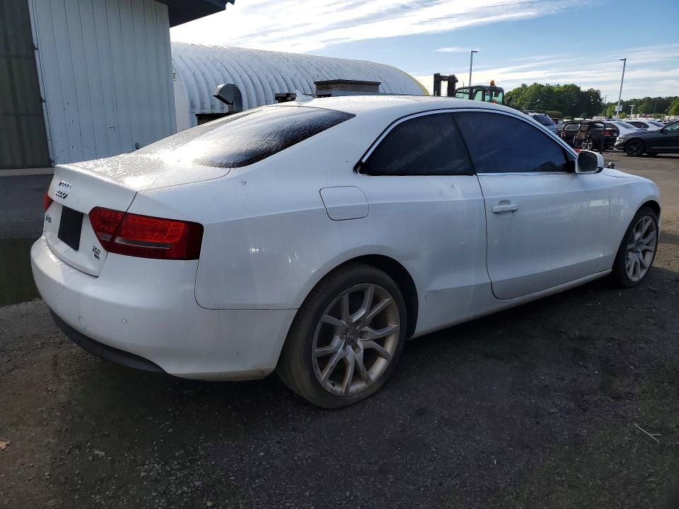 2012 Audi A5 VIN WAULFAFR3CA037496 COPART salvage auction — FRONT END, Wv - Certificate Of Title, sold $1,900 on 2026-08-25 (photo 3)
