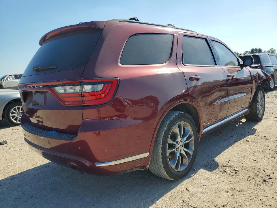 2019 Dodge Durango VIN 1C4RDHAG3KC584854 COPART salvage auction — FRONT END, Tx - Salvage Vehicle Title, sold $1,350 on 2026-07-10 (photo 3)