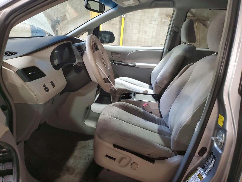 2011 Toyota Sienna VIN 5TDKK3DC2BS085710 COPART salvage auction — REAR END, IN - CERTIFICATE OF TITLE, sold $20 on 2026-07-28 (photo 7)