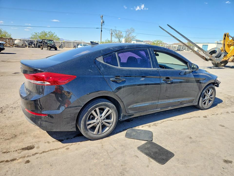 2018 Hyundai Elantra VIN 5NPD84LF1JH223802 COPART salvage auction — FRONT END, Tx - Salvage Vehicle Title, sold $1,150 on 2026-07-31 (photo 3)