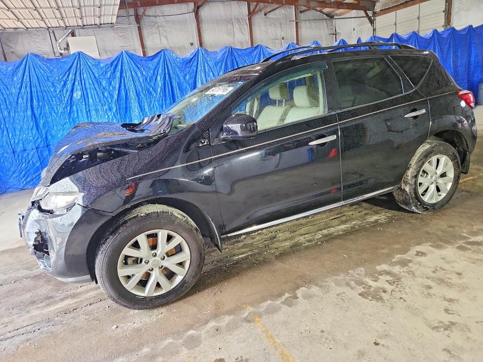 2013 Nissan Murano VIN JN8AZ1MW0DW313104 COPART salvage auction — FRONT END, Ky - Cert Of Title-Salvage, sold $900 on 2026-07-11 (photo 1)