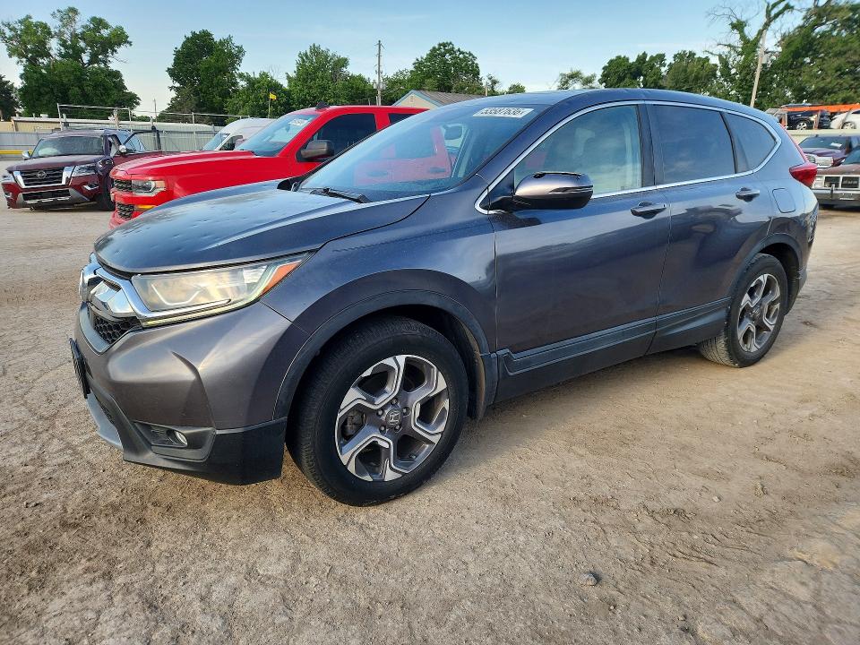 2017 Honda Cr-v VIN 7FARW1H54HE043723 COPART salvage auction — HAIL, Ca - Salvage Certificate, sold $4,300 on 2026-07-15 (photo 1)