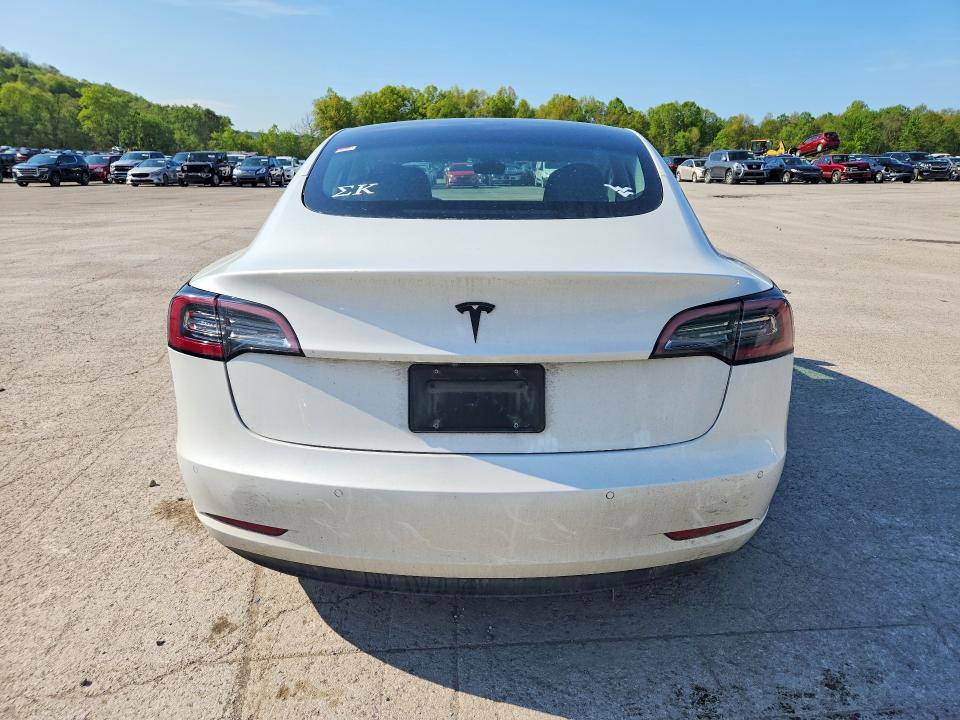 2021 Tesla VIN 5YJ3E1EA1MF908275 COPART salvage auction — REAR END, Pa - Certificate Of Salvage, sold $10,600 on 2026-07-02 (photo 6)