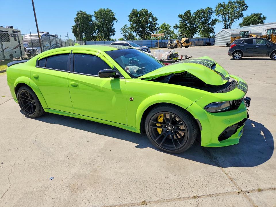 2023 Dodge VIN 2C3CDXGJ1PH543781 COPART salvage auction — FRONT END, Ca - Salvage Certificate, sold $23,300 on 2026-07-20 (photo 4)