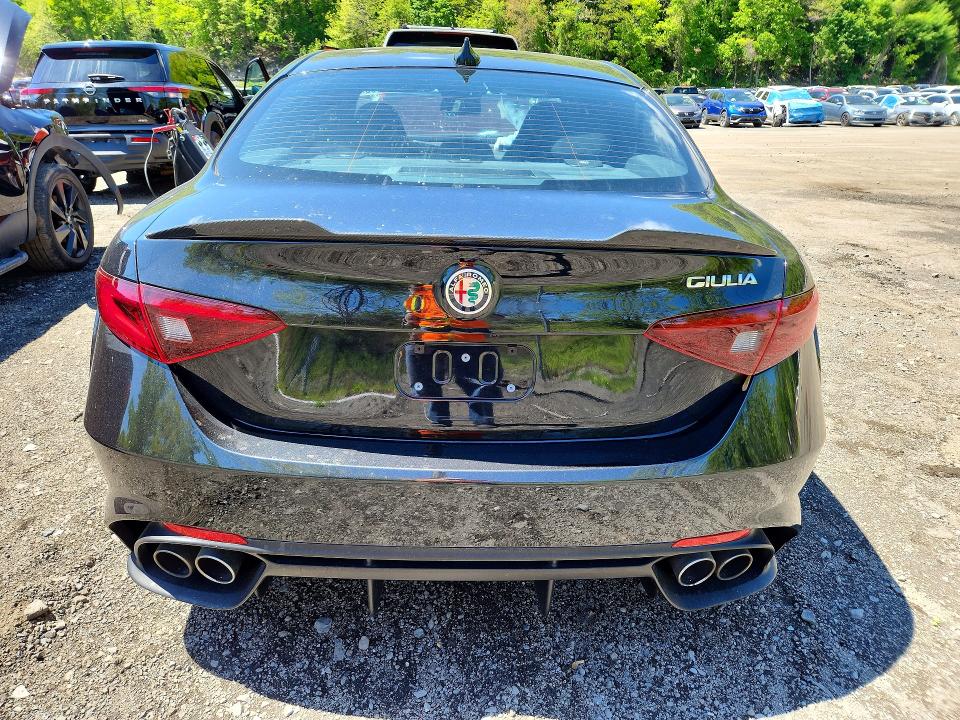 2023 Alfa romeo Giulia VIN ZARFAMEVXP7676787 COPART salvage auction — FRONT END, Ny - Mv-907A Salvage Certificate, sold $18,700 on 2026-07-30 (photo 6)