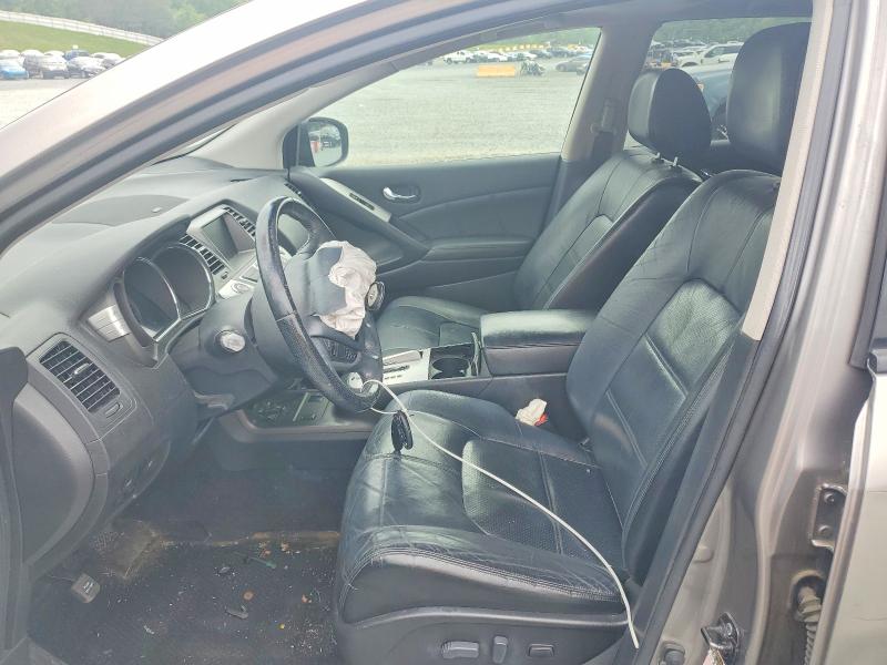 2012 Nissan Murano VIN JN8AZ1MU8CW100656 COPART salvage auction — FRONT END, SC - CERT OF TITLE-SALVAGE, sold $550 on 2026-07-02 (photo 7)