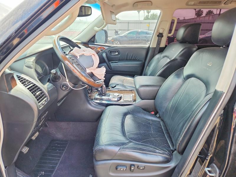 2012 Infiniti Qx56 VIN JN8AZ2NF6C9515673 COPART salvage auction — FRONT END, Tx - Salvage Vehicle Title, sold $1,350 on 2026-07-15 (photo 7)
