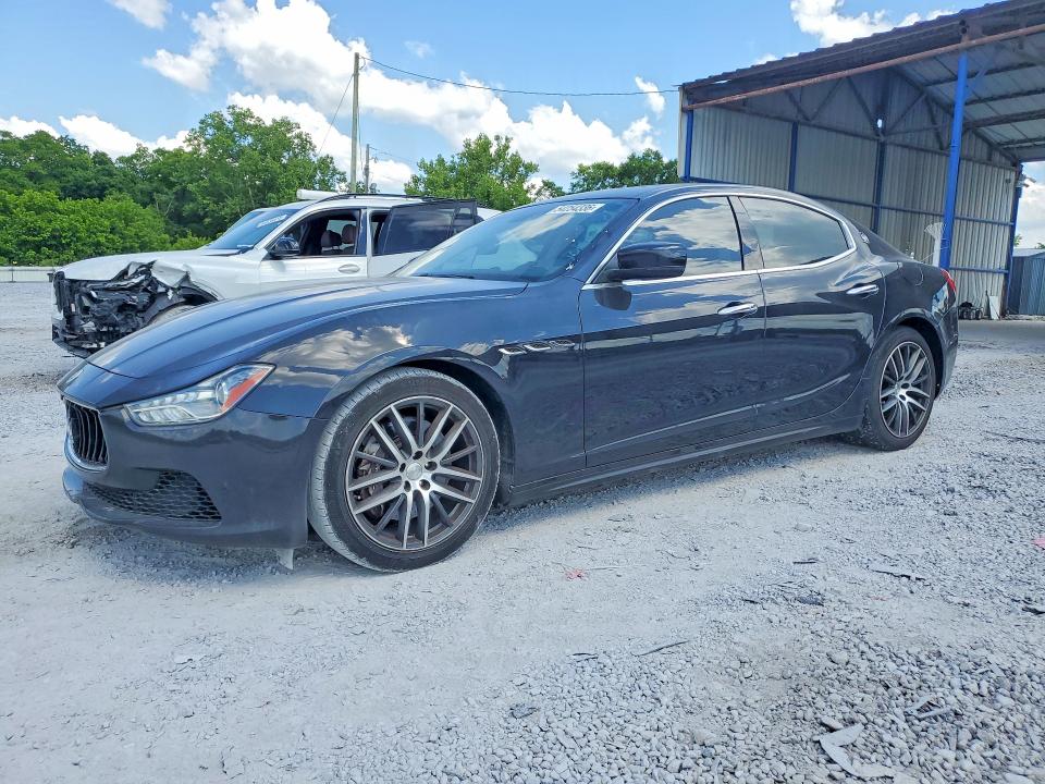 2015 Maserati Ghibli VIN ZAM57XSA7F1144305 COPART salvage auction — MINOR DENT/SCRATCHES, Ga - Certificate Of Title, sold $4,100 on 2026-07-23 (photo 1)