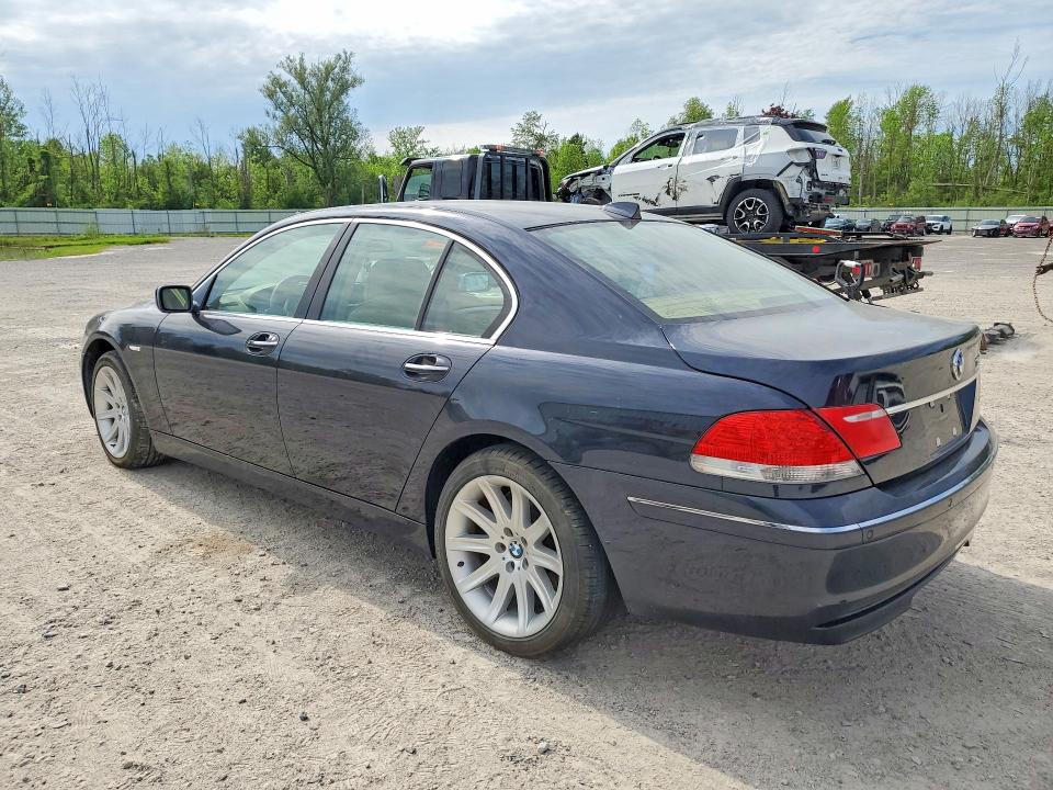 2006 BMW 7 series VIN WBAHL83576DT02058 COPART salvage auction — BIOHAZARD/CHEMICAL, NY - CERTIFICATE OF TITLE (P), sold $450 on 2026-07-06 (photo 2)