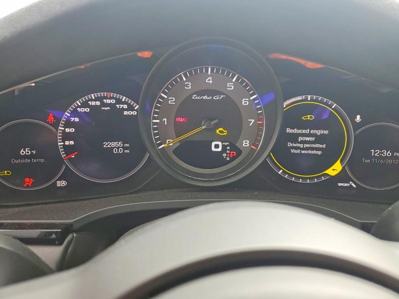 2023 Porsche Cayenne VIN WP1BK2AY6PDA39034 COPART salvage auction — SIDE, CA - SALVAGE CERTIFICATE, sold $80,000 on 2026-08-11 (photo 9)