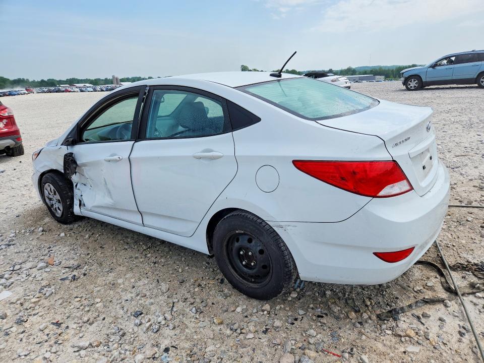 2017 Hyundai Accent VIN KMHCT4AE9HU375956 COPART salvage auction — FRONT END, MI - CERTIFICATE OF TITLE, sold $500 on 2026-07-02 (photo 2)