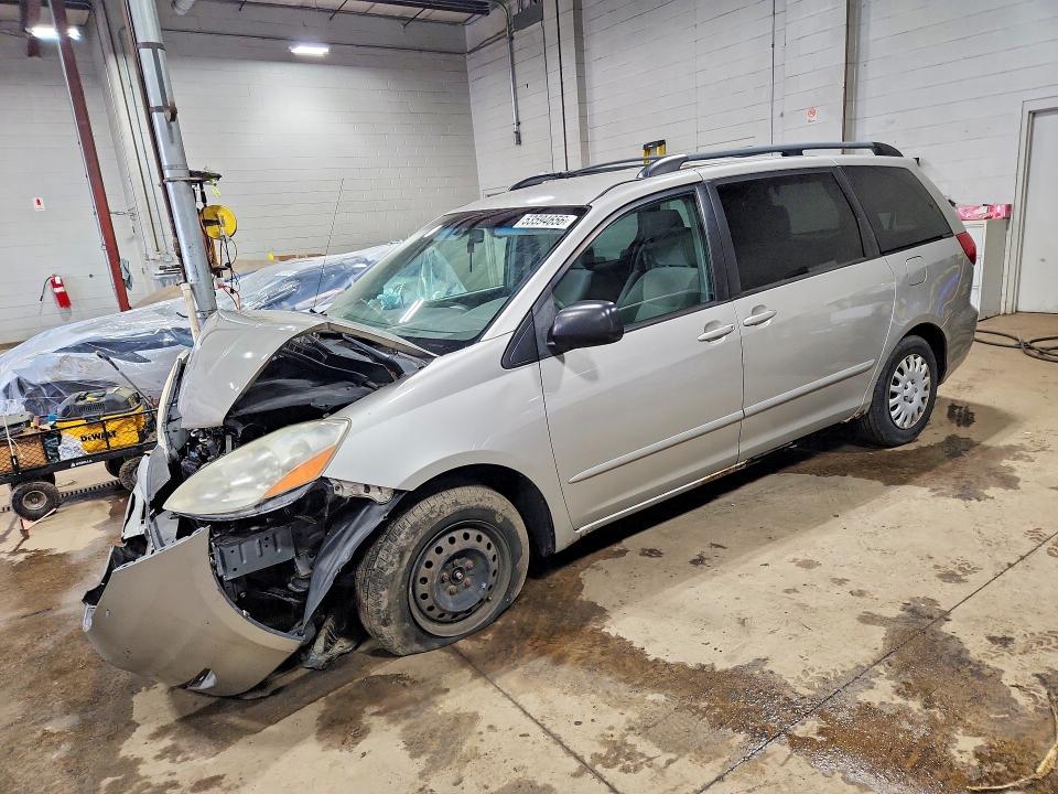 2008 Toyota Sienna VIN 5TDZK23C38S121567 COPART salvage auction — FRONT END, Ct - Cert Of Title-Salvage, sold $675 on 2026-07-02 (photo 1)