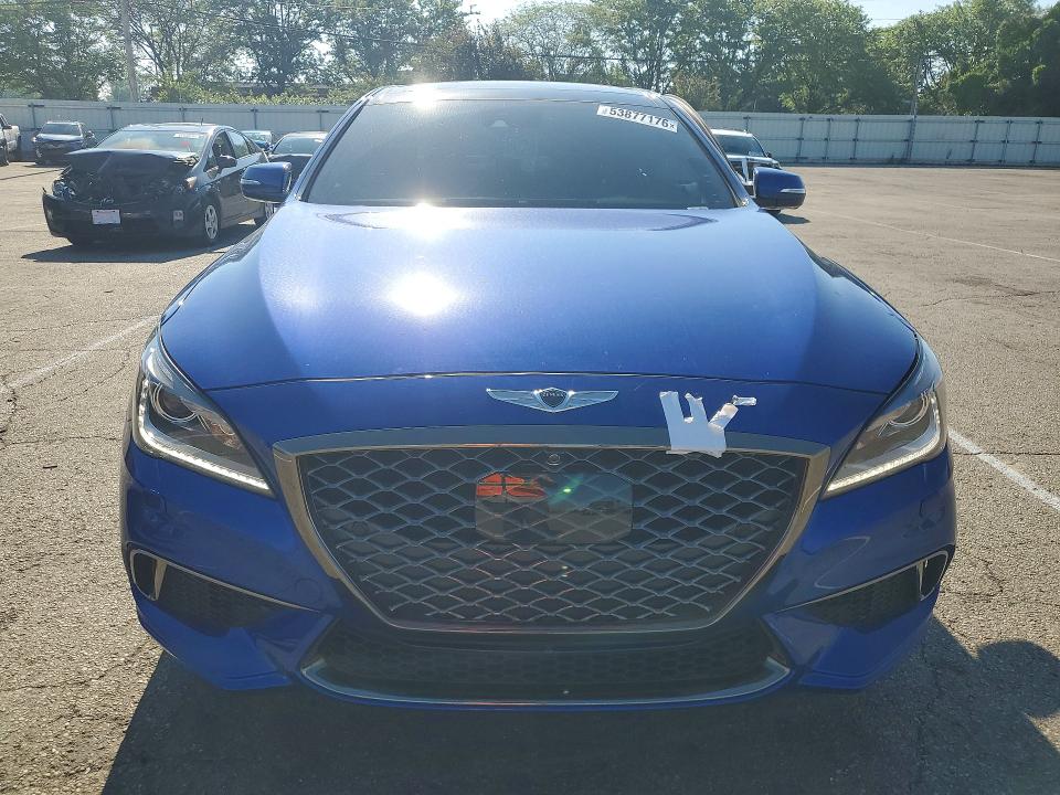 2020 Genesis G80 VIN KMTFN4JE9LU329548 COPART salvage auction — SIDE, Oh - Cert Of Title-Salvage, sold $6,800 on 2026-07-08 (photo 5)