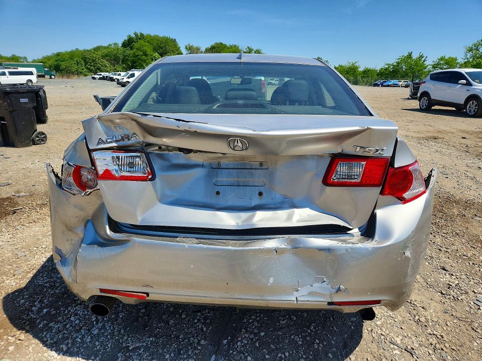 2010 Acura Tsx VIN JH4CU2F67AC021791 COPART salvage auction — REAR END, Md - Cert Of Salvage > 75% Damage, sold $450 on 2026-07-07 (photo 6)