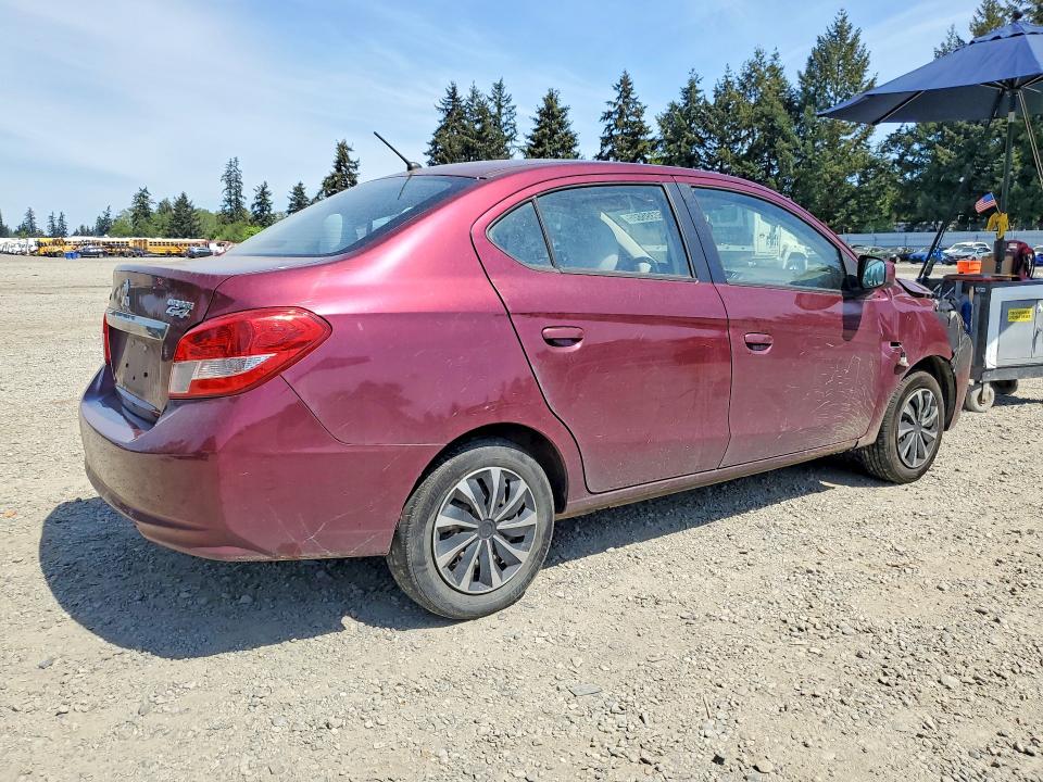 2017 Mitsubishi Mirage VIN ML32F3FJXHHF09914 COPART salvage auction — FRONT END, WA - BILL OF SALE, sold $400 on 2026-07-02 (photo 3)