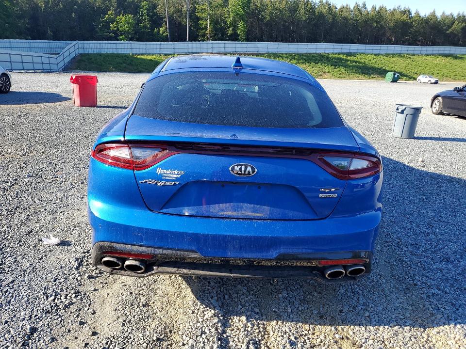 2019 Kia Stinger VIN KNAE55LC8K6054525 COPART salvage auction — FRONT END, Nc - Salvage Certificate Of Title, sold $250 on 2026-07-02 (photo 6)