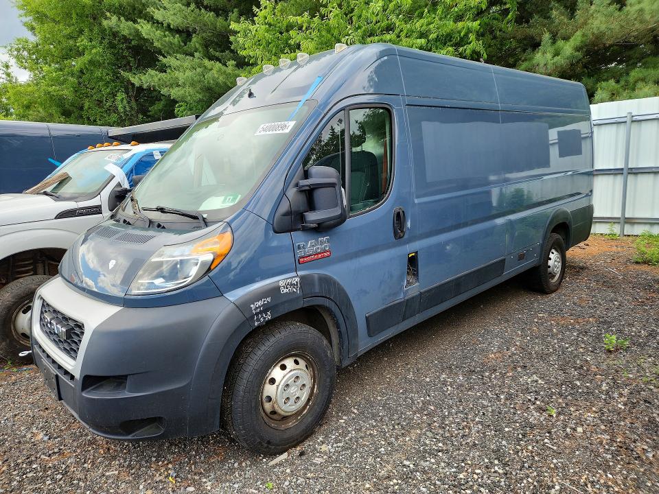 2020 Ram Promaster 3500 VIN 3C6URVJG3LE128722 COPART salvage auction — FRONT END, Nj - Certificate Of Title, sold $10,800 on 2026-07-28 (photo 1)