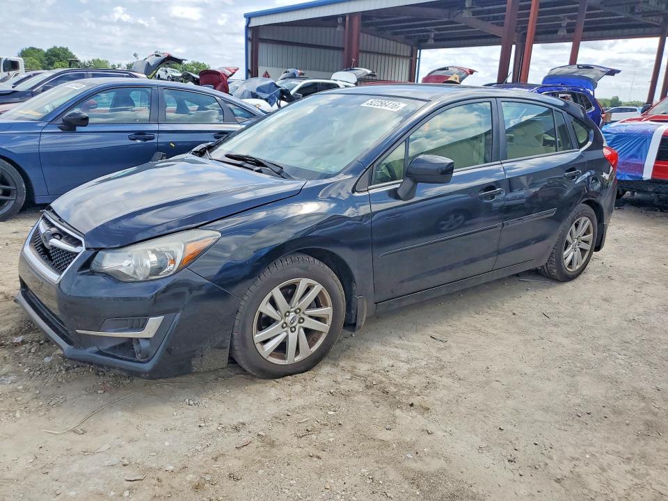 2016 Subaru Impreza VIN JF1GPAB67G8286688 COPART salvage auction — FRONT END, Pa - Certificate Of Salvage, sold $1,300 on 2026-07-07 (photo 1)