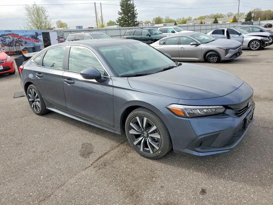 2024 Honda Civic VIN 2HGFE1F76RH335733 COPART salvage auction — REAR END, Mn - Cert Of Title-Salvage, sold $7,700 on 2026-07-28 (photo 4)