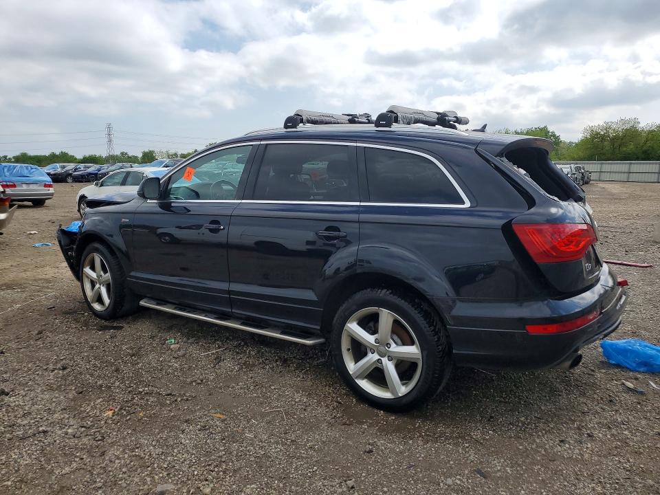 2013 Audi Q7 VIN WA1DGAFE6DD013642 COPART salvage auction — REAR END, Il - Salvage Certificate, sold $750 on 2026-07-03 (photo 2)
