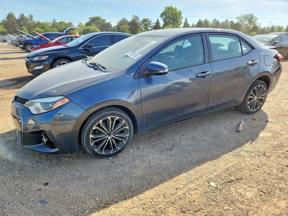2014 Toyota Corolla VIN 5YFBURHE6EP153268 COPART salvage auction — REAR END, Il - Salvage Certificate, sold $2,550 on 2026-07-09 (photo 1)