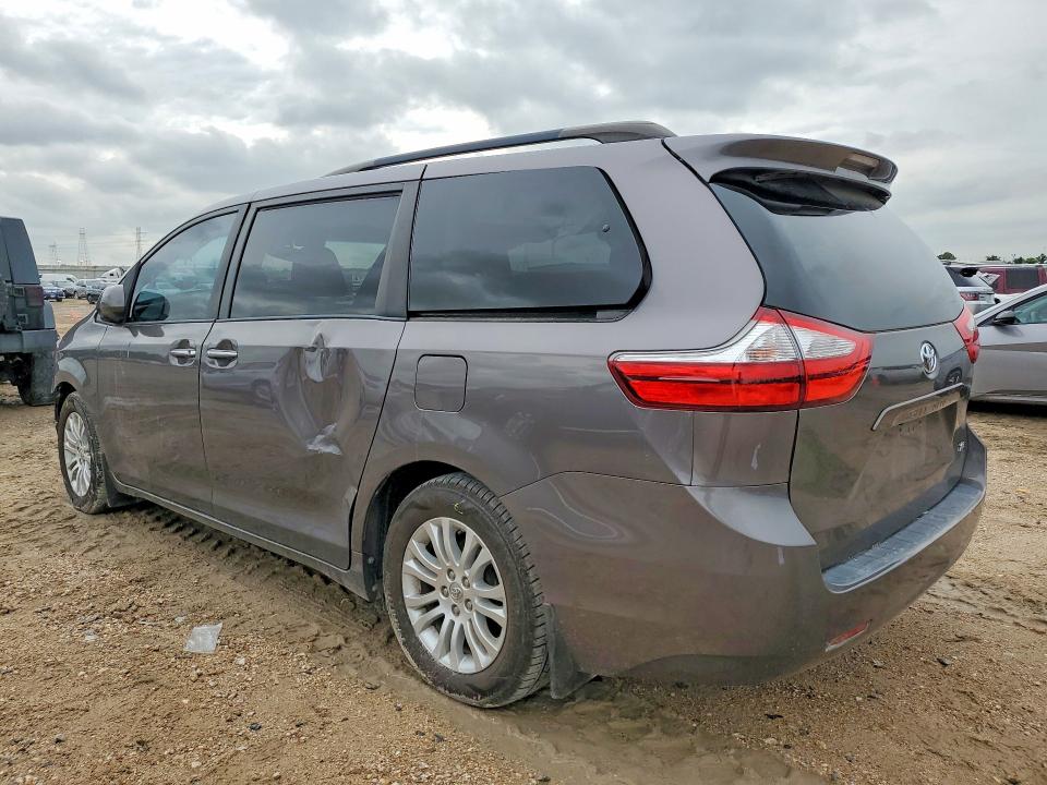 2015 Toyota Sienna VIN 5TDYK3DC0FS651525 COPART salvage auction — FRONT END, Tx - Salvage Vehicle Title, sold $1,350 on 2026-07-10 (photo 2)