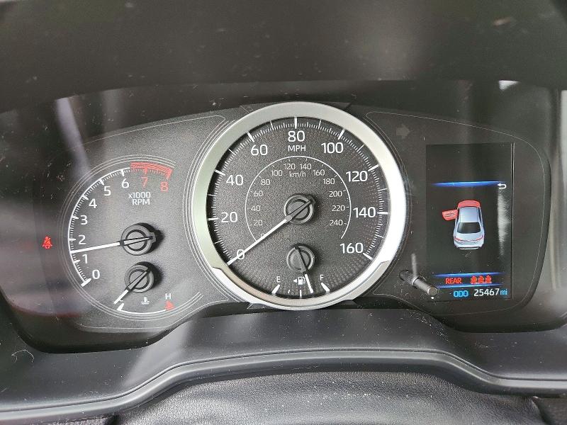 2022 Toyota Corolla VIN JTDEPMAE7NJ225424 COPART salvage auction — HAIL, WI - CERT OF TITLE-CLAIM PAID, sold $13,900 on 2026-08-25 (photo 9)