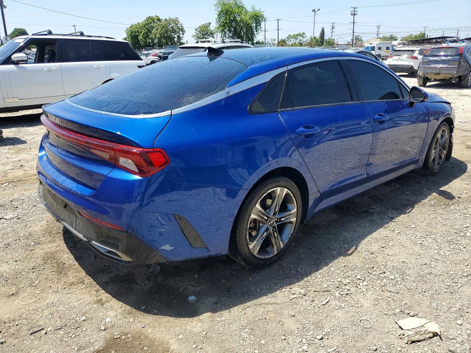 2022 Kia K5 VIN 5XXG34J27NG133695 COPART salvage auction — FRONT END, Ca - Salvage Certificate, sold $3,450 on 2026-07-16 (photo 3)