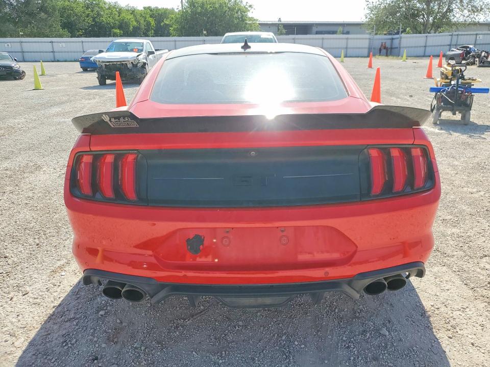 2022 Ford Mustang VIN 1FA6P8CF5N5115102 COPART salvage auction — FRONT END, Tx - Certificate Of Title, sold $15,800 on 2026-07-09 (photo 6)