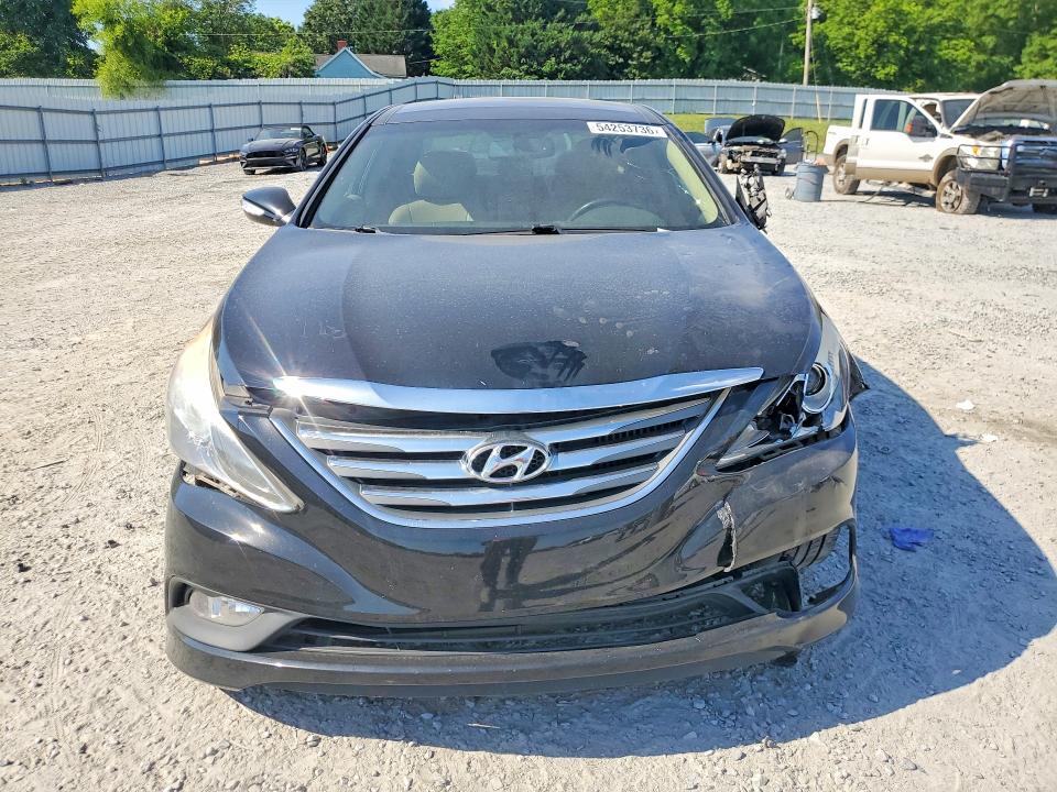 2014 Hyundai Sonata VIN 5NPEC4AB2EH943425 COPART salvage auction — FRONT END, Nc - Salvage Certificate Of Title, sold $725 on 2026-07-08 (photo 5)