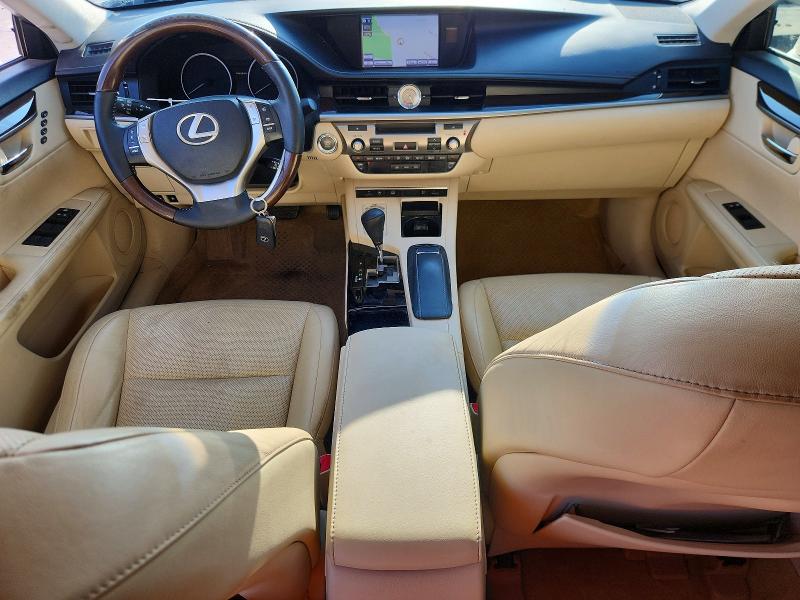 2013 Lexus ES VIN JTHBK1GG8D2028309 COPART salvage auction — FRONT END, Tx - Salvage Vehicle Title, sold $2,200 on 2026-07-10 (photo 8)