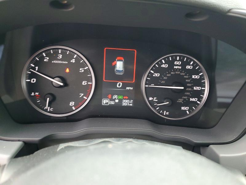 2026 Subaru VIN 4S4GUHM69T3763004 COPART salvage auction — HAIL, Salvage Title, sold $5,800 on 2026-07-29 (photo 9)