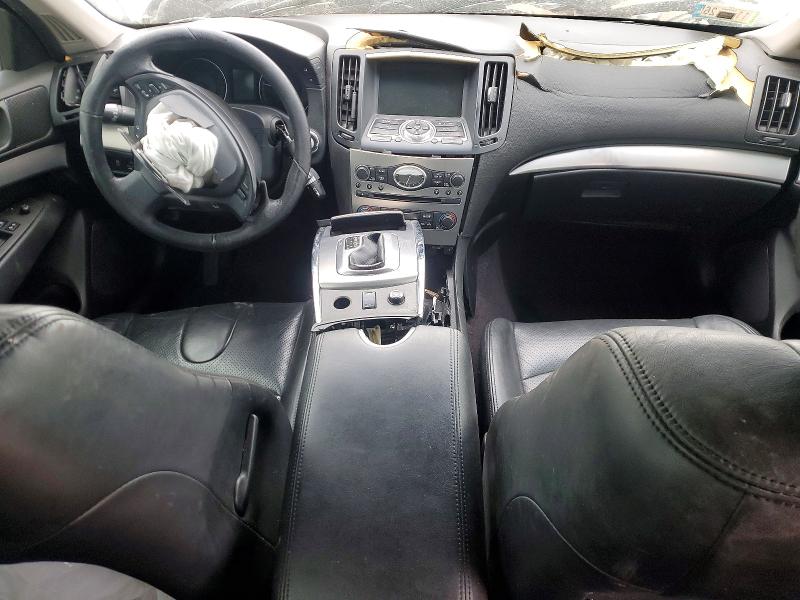 2011 Infiniti G VIN JN1DV6AR7BM650221 COPART salvage auction — FRONT END, Il - Salvage Certificate, sold $225 on 2026-07-10 (photo 8)