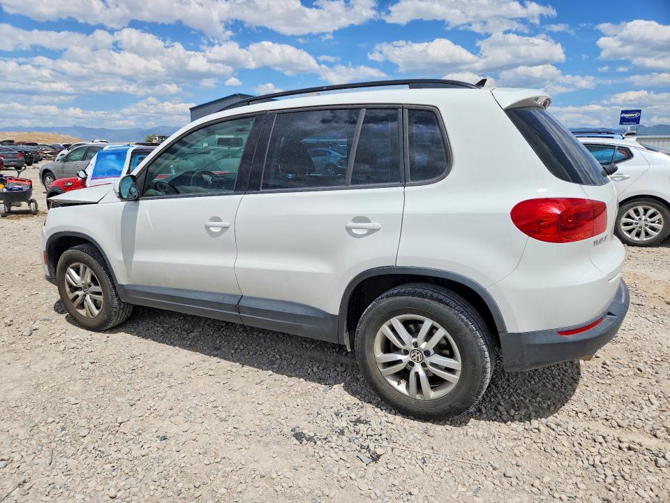 2015 Volkswagen Tiguan VIN WVGAV7AX1FW615605 COPART salvage auction — FRONT END, Ut - Salvage Certificate, sold $1,200 on 2026-07-10 (photo 2)