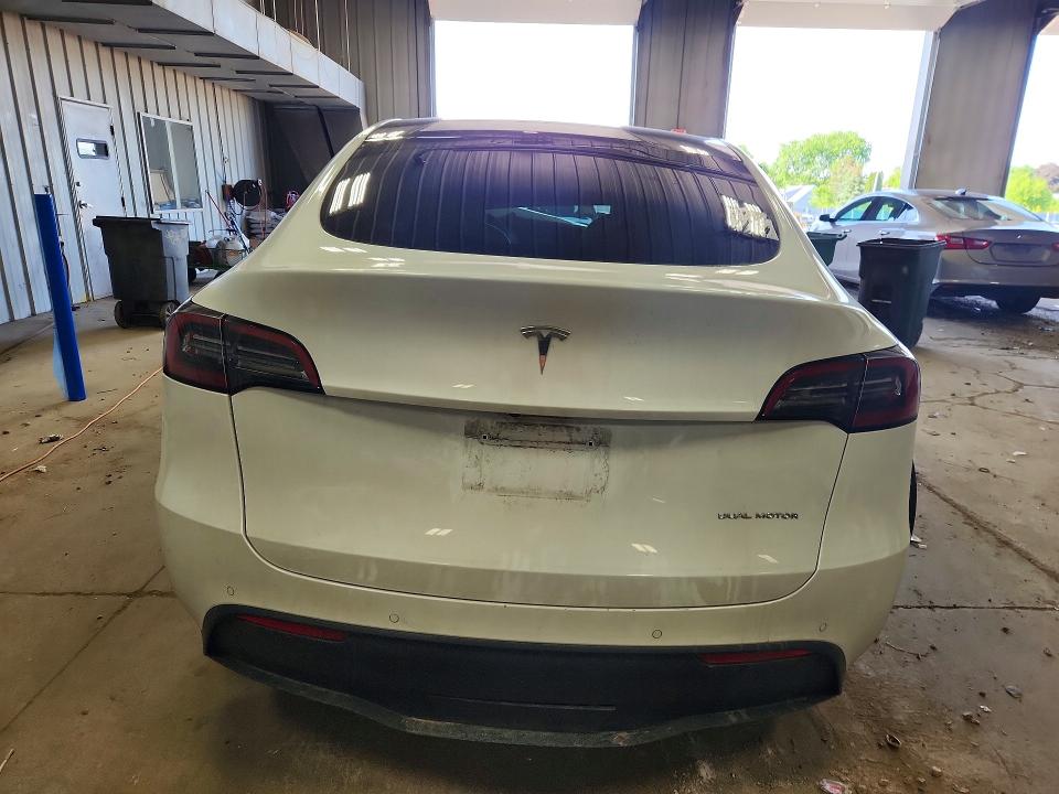 2021 Tesla Model y VIN 5YJYGDEE6MF246682 COPART salvage auction — FRONT END, Wi - Junked Vehicle Bill Of Sale, sold $3,600 on 2026-07-06 (photo 6)