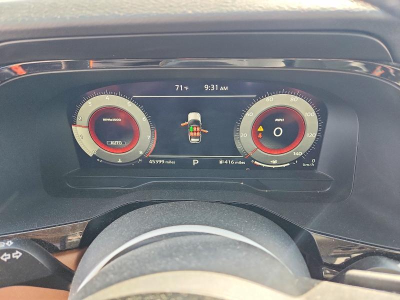 2022 Nissan Pathfinder VIN 5N1DR3DJ2NC255973 COPART salvage auction — FRONT END, Nj - Cert Of Title-Salvage, sold $15,500 on 2026-07-28 (photo 9)