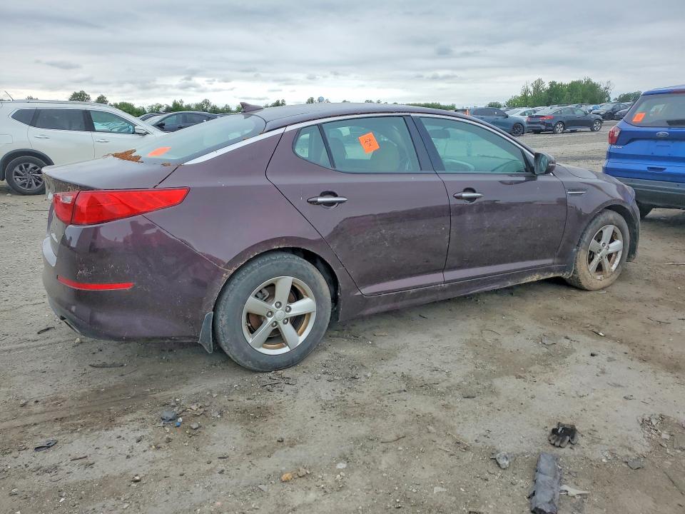2015 Kia Optima VIN 5XXGM4A77FG468109 COPART salvage auction — MECHANICAL, Va - Certificate Of Title, sold $1,050 on 2026-07-09 (photo 3)