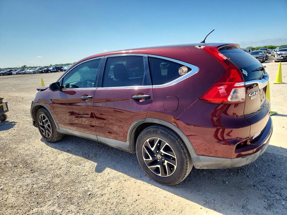 2016 Honda Cr-v VIN 2HKRM3H47GH569574 COPART salvage auction — FRONT END, Tx - Salvage Vehicle Title, sold $5,200 on 2026-07-09 (photo 2)