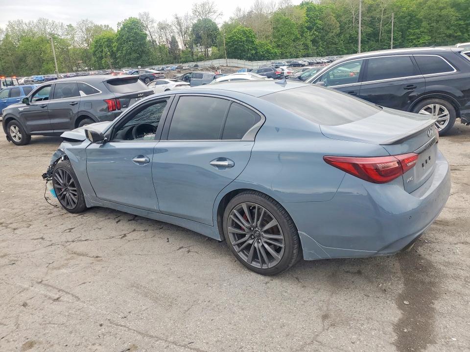 2021 Infiniti Q50 VIN JN1FV7DR1MM880057 COPART salvage auction — FRONT END, Ny - Mv-907A Salvage Certificate, sold $6,500 on 2026-07-14 (photo 2)