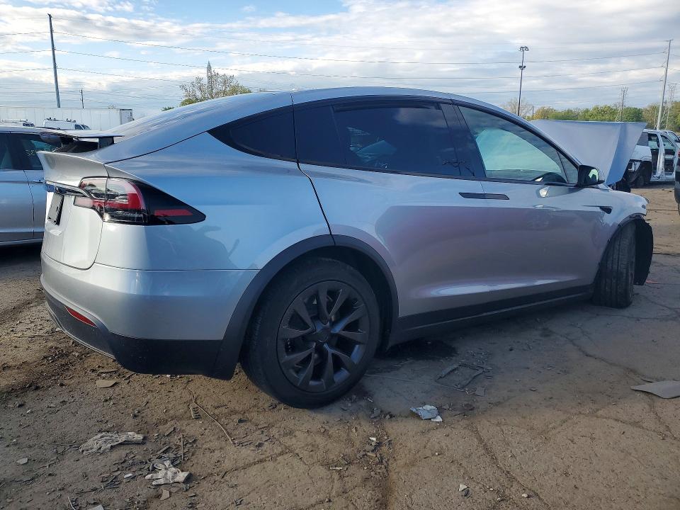 2025 Tesla Model x VIN 7SAXCDE59SF461397 COPART salvage auction — FRONT END, Mi - Certificate Of Title, sold $900 on 2026-07-31 (photo 3)